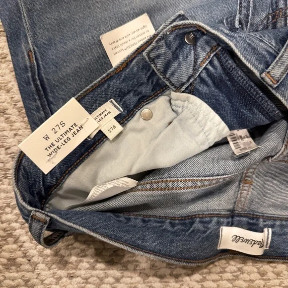 Madewell Ultimate Wide Leg Jean in Airy Denim - Picture 6 of 8